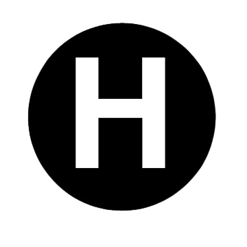 h logo